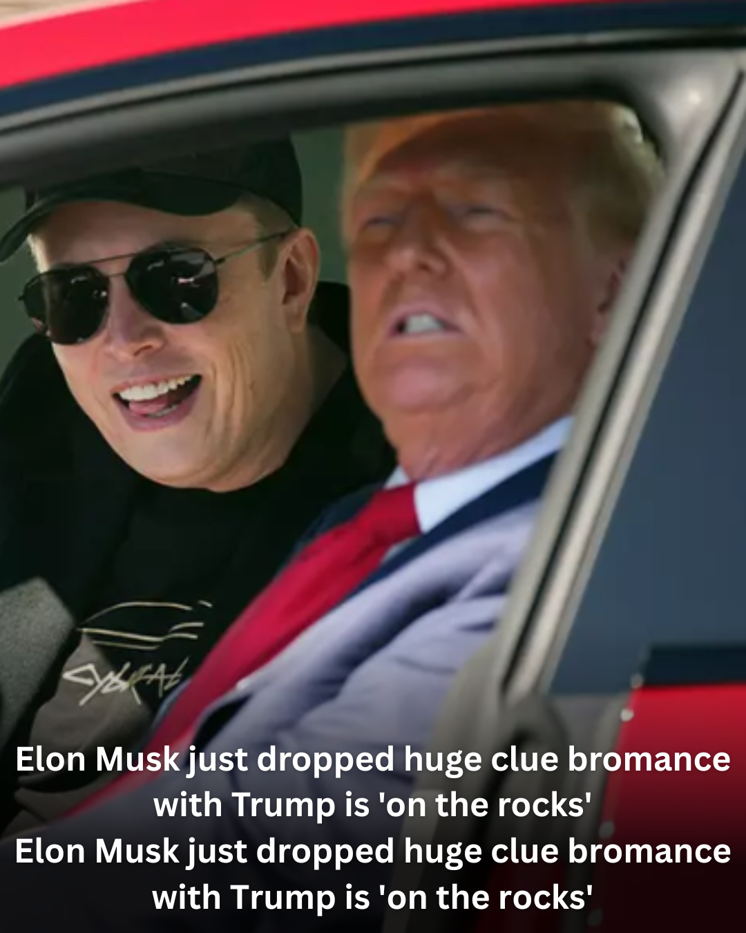 Elon Musk just dropped huge clue bromance with Trump is ‘on the rocks